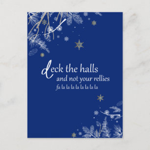 Deck the Halls Holiday Briefkaart