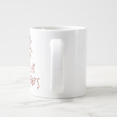 Deck The Halls Kantoorhumor Grote Koffiekop (Achterkant)