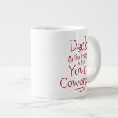 Deck The Halls Kantoorhumor Grote Koffiekop (Voorkant rechts)