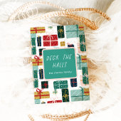 Deck the Halls  kerstcadeaus Kerstmis Feestdagenkaart