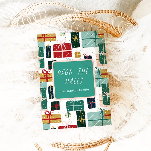 Deck the Halls  kerstcadeaus Kerstmis Feestdagenkaart