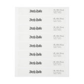 Deck the Halls Modern Lettering Luxe Zwart (Vel)