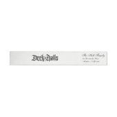 Deck the Halls Modern Lettering Luxe Zwart (Individueel)