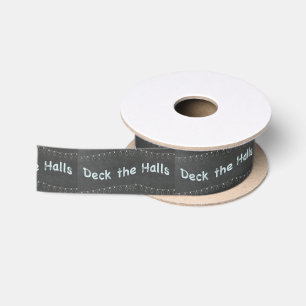 Deck the Halls Schoolbord Satijnen Lint
