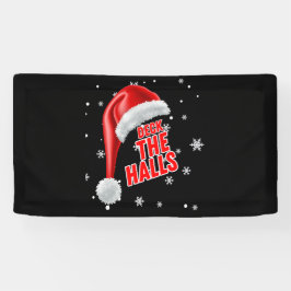 Deck The Halls Sneeuw Collectie 1.6x3 Vinyl Banner