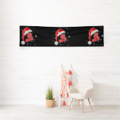 Deck The Halls Sneeuw Collectie 2.5x10 Vinyl Spandoek (Insitu)