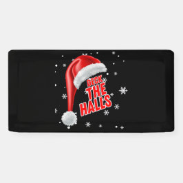 Deck The Halls Sneeuw Collectie 2x1 Vinyl Banner