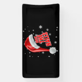 Deck The Halls Sneeuw Collectie 2x1 Vinyl Banner (Verticaal)