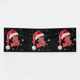 Deck The Halls Sneeuw Collectie 4x12 Vinyl Banner