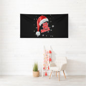 Deck The Halls Sneeuw Collectie 4x8 Vinyl Banner (Insitu)