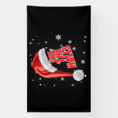 Deck The Halls Sneeuw Collectie 6x10 Vinyl Banner (Verticaal)