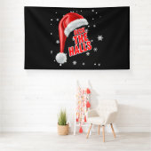 Deck The Halls Sneeuw Collectie 6x10 Vinyl Banner (Insitu)