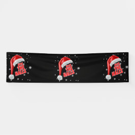 Deck The Halls Sneeuwcollectie 2.5x10 Vinyl Spandoek