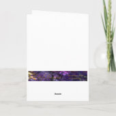 Deck the Halls Tekst Kerstmis Kaart (Achterkant)