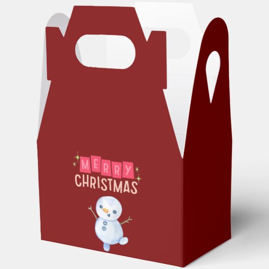 Deck the Halls: vrolijk kerstfeest" Bedankdoosjes (Open)