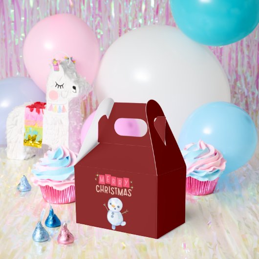 Deck the Halls: vrolijk kerstfeest" Bedankdoosjes (Feest)