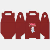 Deck the Halls: vrolijk kerstfeest" Bedankdoosjes (Ongevouwen)