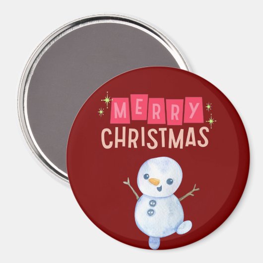 Deck the Halls: vrolijk kerstfeest" Magneet (Voorkant / Achterkant)