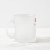 Deck the Halls: vrolijk kerstfeest" Matglas Koffiemok (Links)