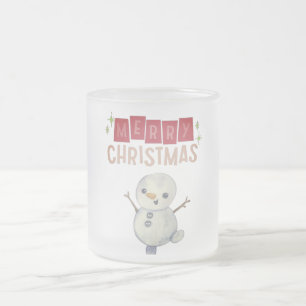 Deck the Halls: vrolijk kerstfeest" Matglas Koffiemok