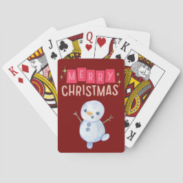 Deck the Halls: vrolijk kerstfeest" Pokerkaarten