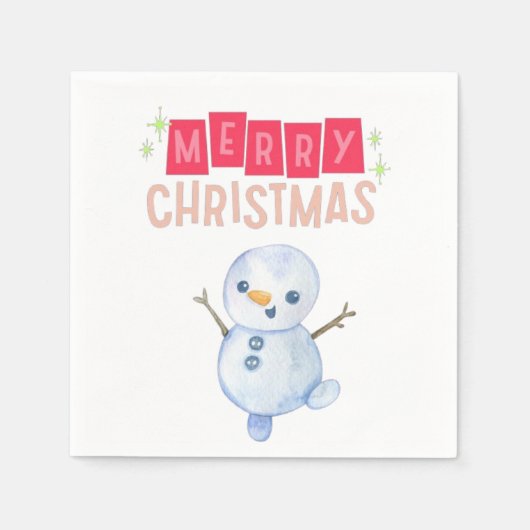 Deck the Halls: vrolijk kerstfeest" Servet (Voorkant)