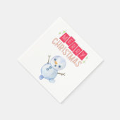 Deck the Halls: vrolijk kerstfeest" Servet (Hoek)