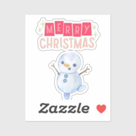 Deck the Halls: vrolijk kerstfeest" Sticker