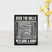 Deck The Halls With Guns & Ammo Kaart (Gele Bloem)