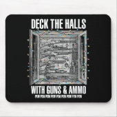Deck The Halls With Guns & Ammo Muismat (Voorkant)