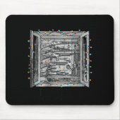 Deck The Halls With Guns & Ammo (on Back) Muismat (Voorkant)