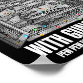 Deck The Halls With Guns &amp; Ammo  Poster (Hoek)