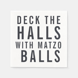 Deck the Halls with Matzo Balls | Hanukka Servet