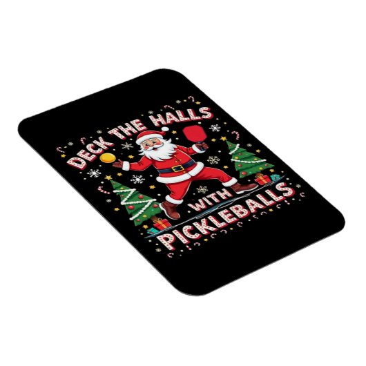 Deck The Halls With Pickleballs  Magneet (Rechterzijde)