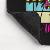 Deck The Palms Christmas Flamingo Palm Tree Trocal Muismat (Hoek)