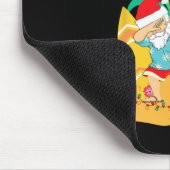 Deck The Palms Dabbing Kerstman - Kerst Tropisch S Muismat (Hoek)