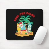 Deck The Palms Dabbing Kerstman - Kerst Tropisch S Muismat (Met muis)