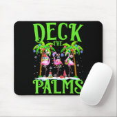 Deck The Palms Flamingo Trocal Christmas Lights Pa Muismat (Met muis)