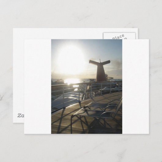 Deck van de carnavalsensatie briefkaart (Voorkant / Achterkant)