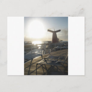 Deck van de carnavalsensatie briefkaart