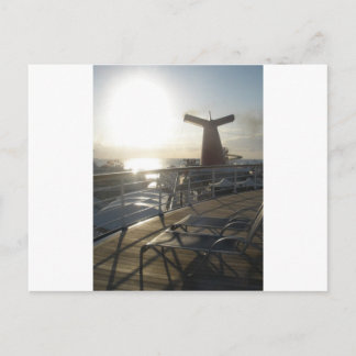 Deck van de carnavalsensatie briefkaart