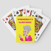 DECK VAN DE PLAYKAART - WOENSDAG POKERKAARTEN (Achterkant)