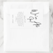 Deck van Kaart bruiloft gunst Stickers (Tas)