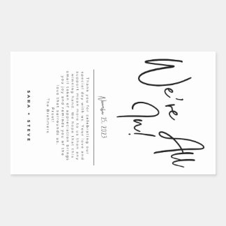 Deck van Kaart bruiloft gunst Stickers