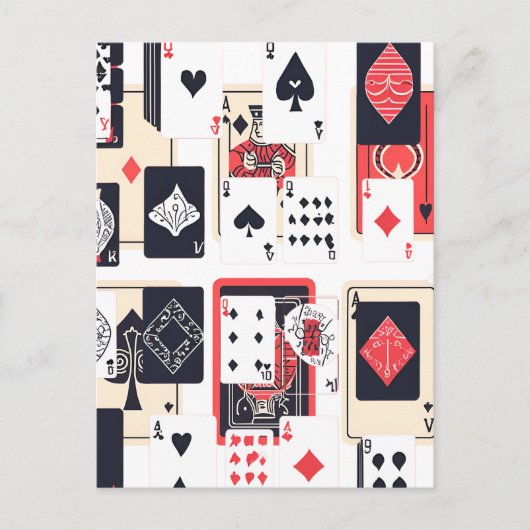 Deck van kaarten | Abstract modern (Voorkant)