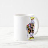 Deck van zijn kaarten en haar koning koffiemok (Voorkant rechts)