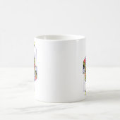 Deck van zijn kaarten en haar koning koffiemok (Center)