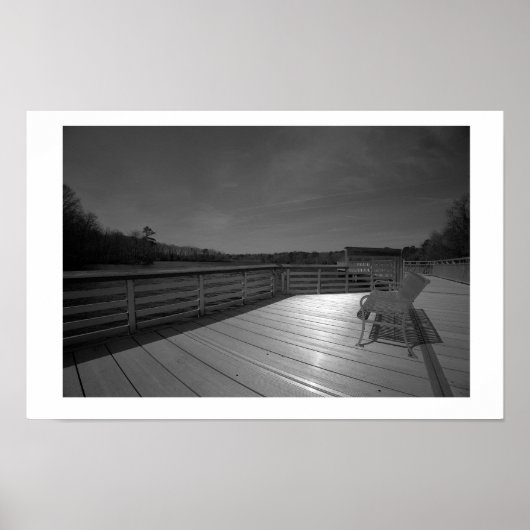 Deck Waterscape View Poster (Voorkant)
