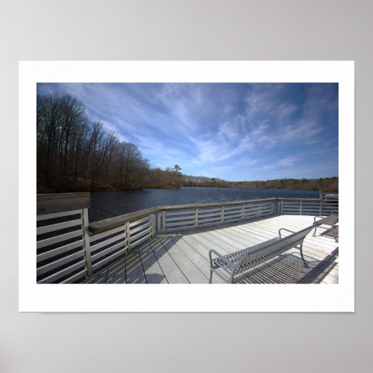 Deck Waterscape View Poster (Voorkant)