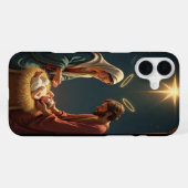 Deck Your Tech: Feestelijke Kerstbehang 2026 iPhone Hoesje (Achterkant horizontaal)